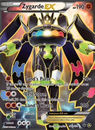 Zygarde EX #54a · Fates Collide Pokémon card