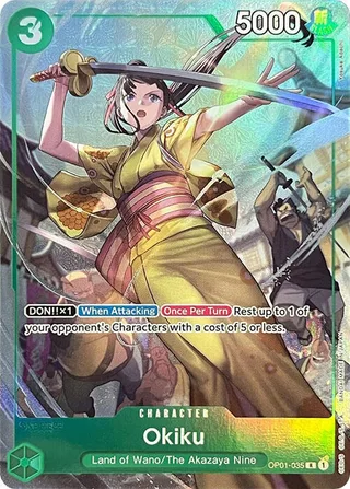 Okiku (Premium Card Collection -BANDAI CARD GAMES Fest. 23-24 Edition-) #OP01-035-premium-card-collection-bandai-card-games-fest-23-24-edition · One Piece Promotion Cards One Piece card