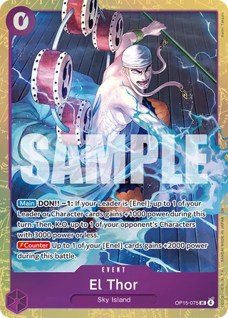 El Thor (Premium Card Collection -Best Selection Vol. 6-) #OP15-075-premium-card-collection-best-selection-vol-6 · One Piece Promotion Cards One Piece card