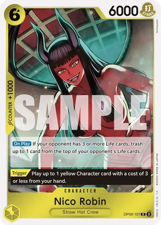 Nico Robin #OP09-107 · Emperors in the New World One Piece card