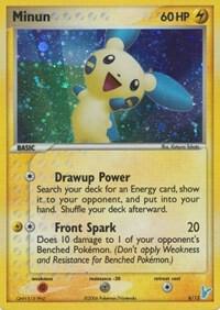Minun #6 · EX trainer Kit 2 (Minun) Pokémon card