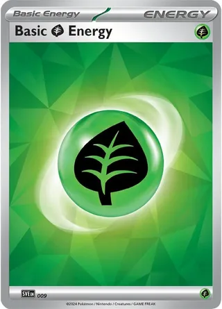 Grass Energy #009 · Scarlet & Violet Energy Pokémon card
