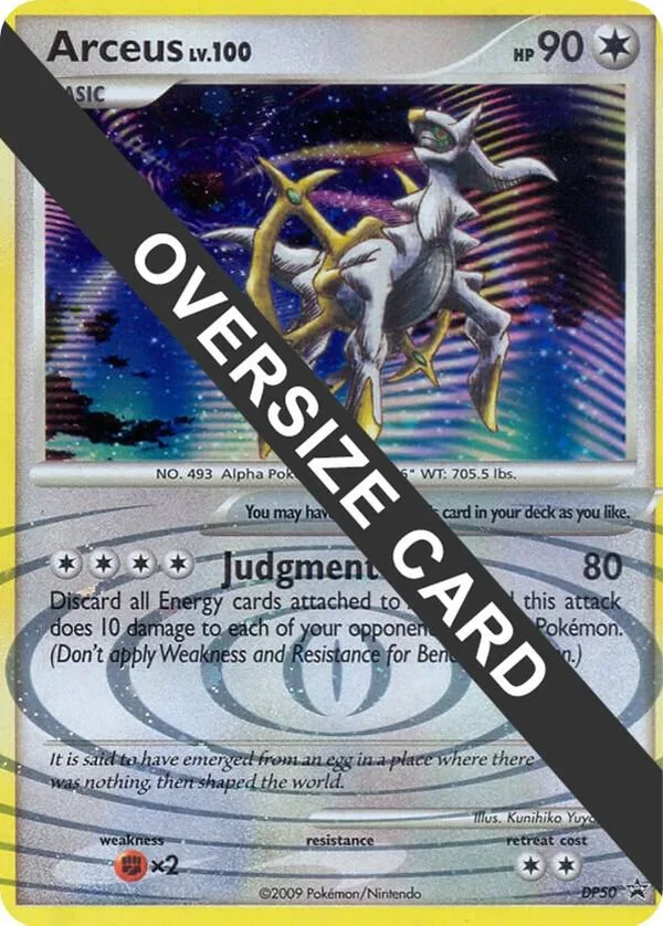 Arceus - DP50 (DP Black Star Promos) full card art