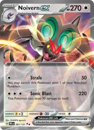 Noivern ex #091 · Prismatic Evolutions Pokémon card
