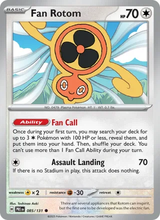 Fan Rotom #085 · Prismatic Evolutions Pokémon card
