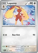 Lopunny · Prismatic Evolutions Pokémon card