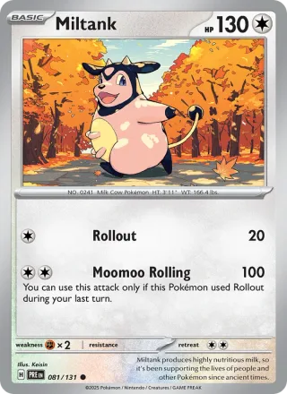 Miltank #081 · Prismatic Evolutions Pokémon card