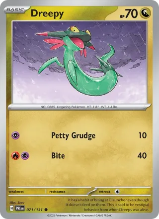 Dreepy #071 · Prismatic Evolutions Pokémon card
