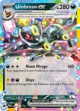 Umbreon ex · Prismatic Evolutions Pokémon card