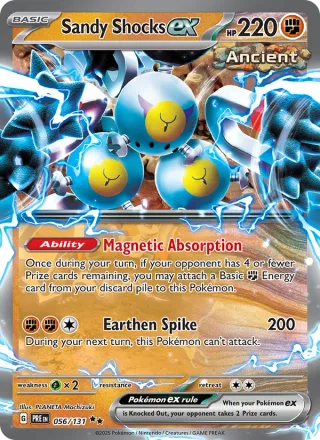 Sandy Shocks ex #056 · Prismatic Evolutions Pokémon card