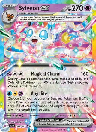 Sylveon ex #041 · Prismatic Evolutions Pokémon card