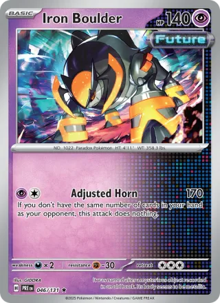 Iron Boulder #046 · Prismatic Evolutions Pokémon card