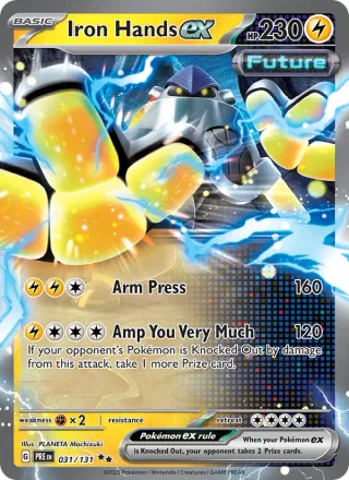 Iron Hands ex #031 · Prismatic Evolutions Pokémon card
