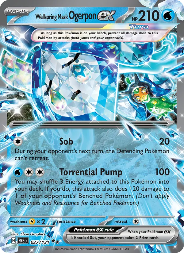 Wellspring Mask Ogerpon ex full card art