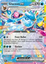 Glaceon ex · Prismatic Evolutions Pokémon card