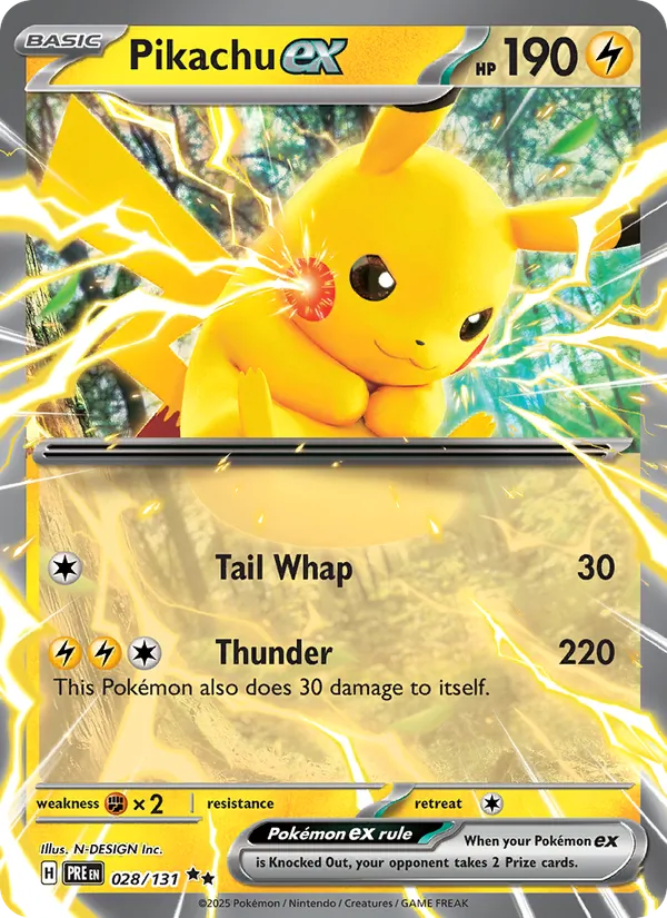Pikachu ex full card art