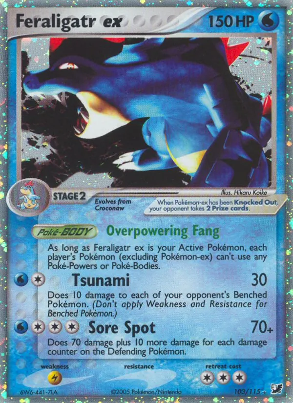 Feraligatr ex full card art