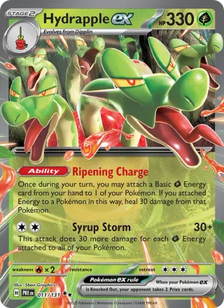 Hydrapple ex #011 · Prismatic Evolutions Pokémon card