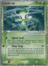 Celebi ex · Unseen Forces Pokémon card