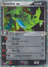Tyranitar ex · Unseen Forces Pokémon card