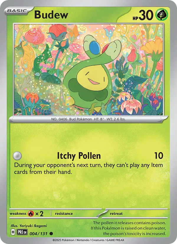 Budew full card art