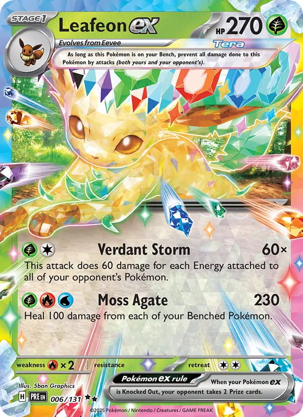 Leafeon ex full card art