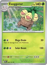 Exeggutor · Prismatic Evolutions Pokémon card