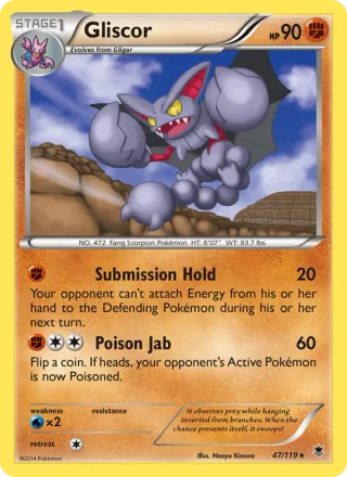 Gliscor #47 · Phantom Forces Pokémon card