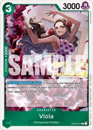 Viola (Judge Pack Vol. 4) #OP04-021-judge-pack-vol-4 · One Piece Promotion Cards One Piece card
