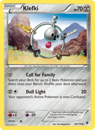 Klefki #66 · Phantom Forces Pokémon card