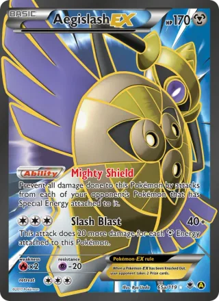 Aegislash EX #65 · Phantom Forces Pokémon card
