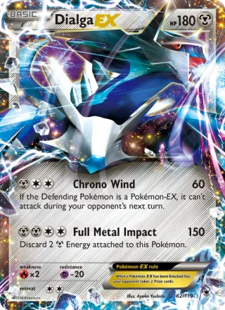 Dialga EX #62 · Phantom Forces Pokémon card