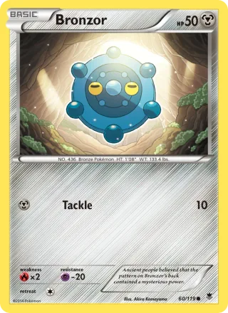 Bronzor #60 · Phantom Forces Pokémon card