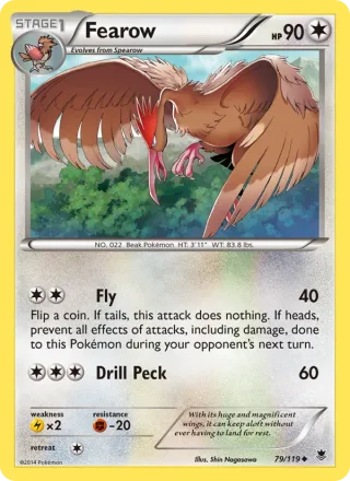 Fearow #79 · Phantom Forces Pokémon card