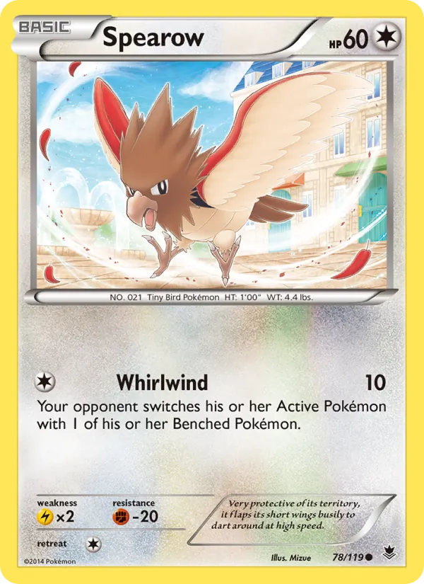 Spearow full card art