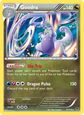 Goodra #77 · Phantom Forces Pokémon card