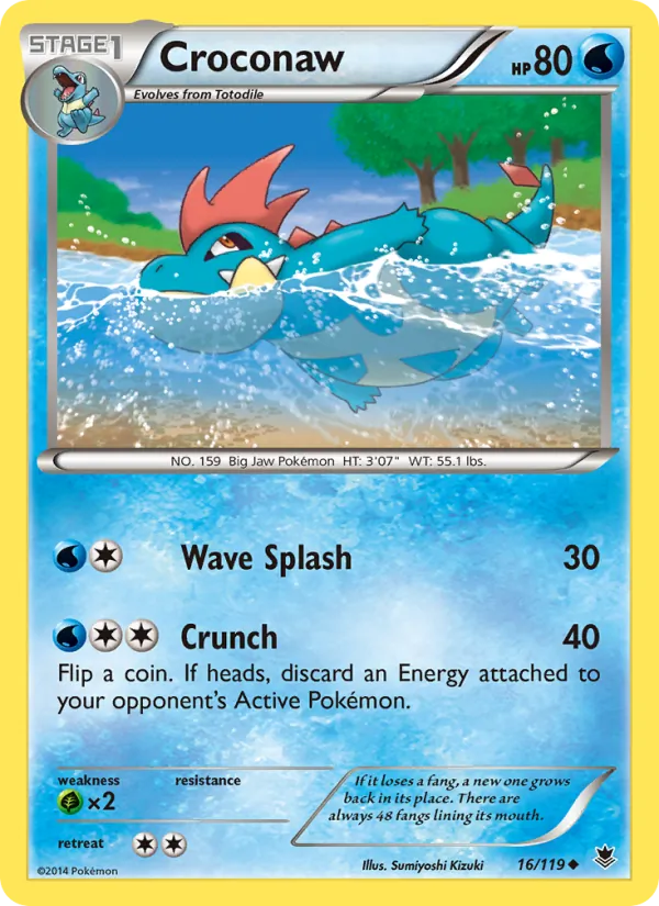 Croconaw full card art