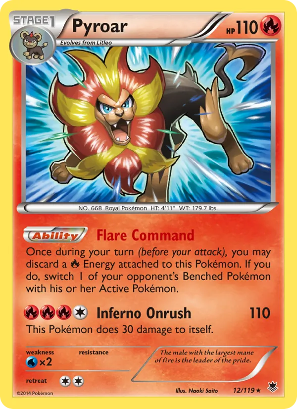 Pyroar full card art