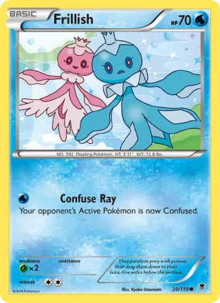 Frillish #20 · Phantom Forces Pokémon card