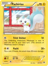 Pachirisu · Phantom Forces Pokémon card