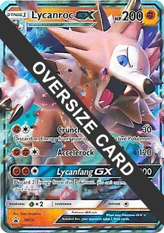 Lycanroc GX - SM14 #SM14 · Jumbo cards Pokémon card