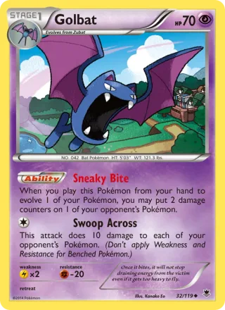 Golbat #32 · Phantom Forces Pokémon card