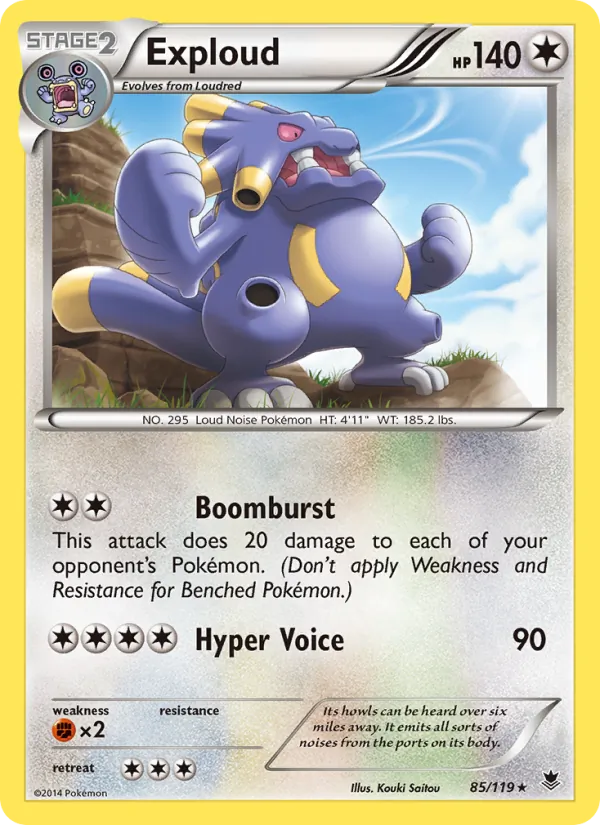 Exploud full card art