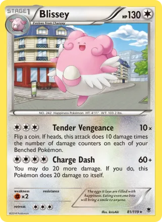 Blissey #81 · Phantom Forces Pokémon card