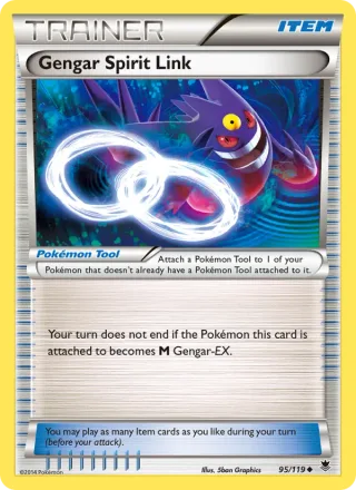 Gengar Spirit Link #95 · Phantom Forces Pokémon card