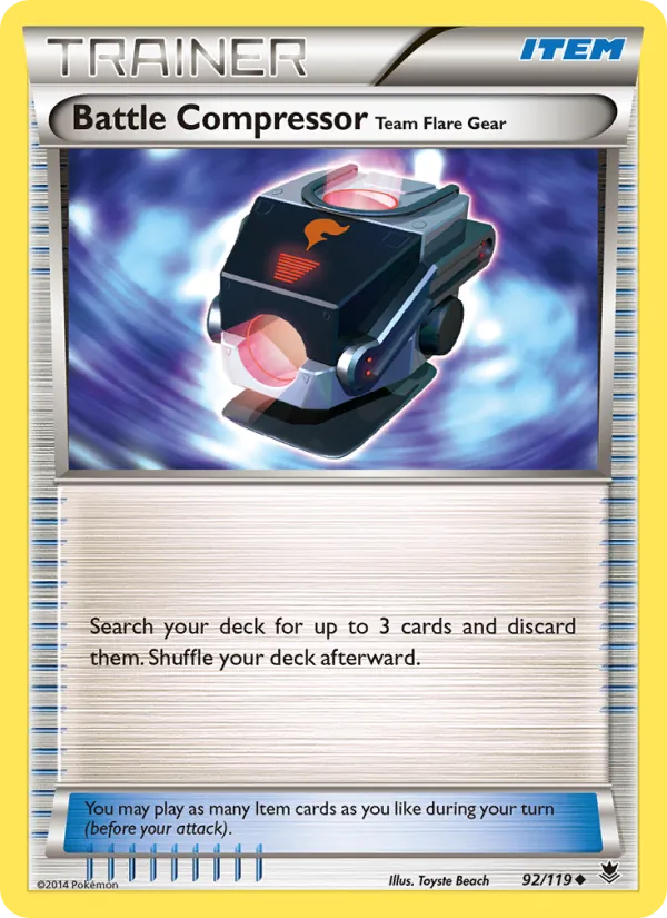 Battle Compressor Team Flare Gear full card art