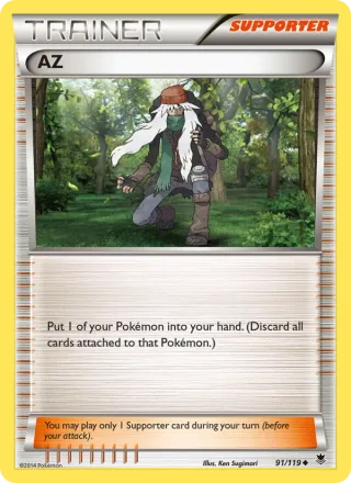 AZ #91 · Phantom Forces Pokémon card
