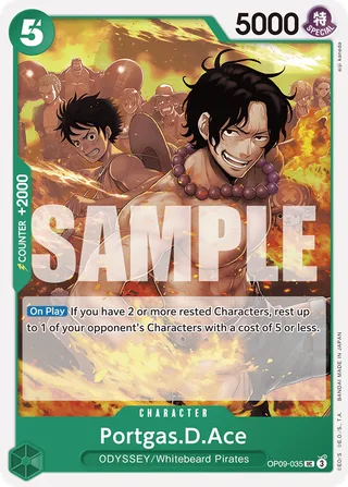 Portgas.D.Ace #OP09-035 · Emperors in the New World One Piece card