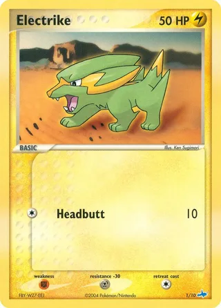 Electrike #1 · EX trainer Kit (Latios) Pokémon card