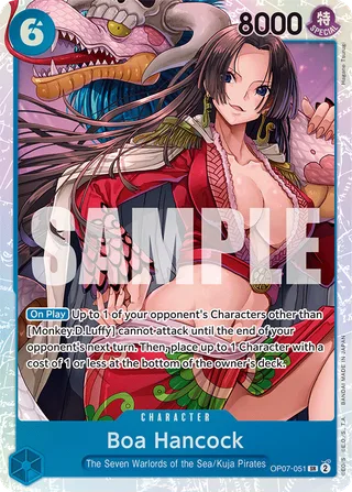Boa Hancock #OP07-051 · 500 Years in the Future One Piece card